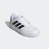 Sneaker ADIDAS SPORTSWEAR "COURTBLOCK", Gr. 44, schwarz-weiß (cloud weiß, core schwarz, silber metallic), Synthetik, sportlich, Schuhe