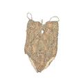 Shade & Shore One Piece Swimsuit: Gold Leopard Print Swimwear - Women's Size X-Large