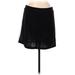 Shein Casual Mini Skirt Mini: Black Print Bottoms - Women's Size Medium