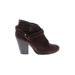 Rag & Bone Ankle Boots: Brown Print Shoes - Women's Size 41 - Round Toe