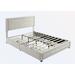 Ivy Bronx Klani Metal Platform Storage Bed Upholstered/Metal in Brown | 42.3 H x 64.1 W x 85.5 D in | Wayfair 884FADC0CE194EC4968BF9C375AD9B84