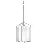 Hubbardton Forge Bow 1 - Light Lantern Cylinder Pendant Glass in Gray | Wayfair 104060-SKT-82-ZM0137