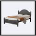 Canora Grey Suesan Bed Wood in Black | 43.6 H x 56.1 W x 79.9 D in | Wayfair ED1CCA7A54F544538666A6F0FA523E59