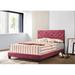 GZMWON Upholstered Bed Frame w/ Button Tufted Headboard Upholstered | 48.09 H x 64.09 W x 83.09 D in | Wayfair NIUNIUB078108011
