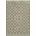 Gray/White Rectangle 2' x 4' Indoor/Outdoor Area Rug - George Oliver Petya Geometric Gray/Ivory Indoor/Outdoor Area Rug Polypropylene | Wayfair