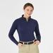 Piper SmartCore Laser Cut Long Sleeve Sun Shirt by SmartPak - XS - Navy - Smartpak