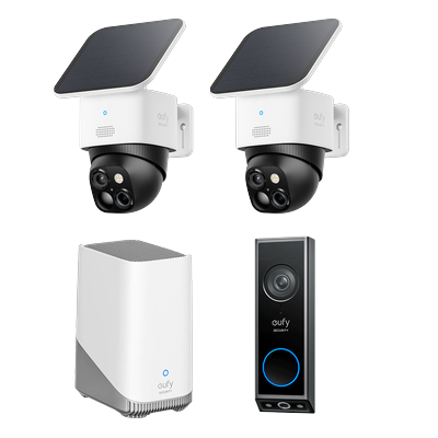 SoloCam S340 (2 pack) + Video Doorbell E340 +HomeBase S380