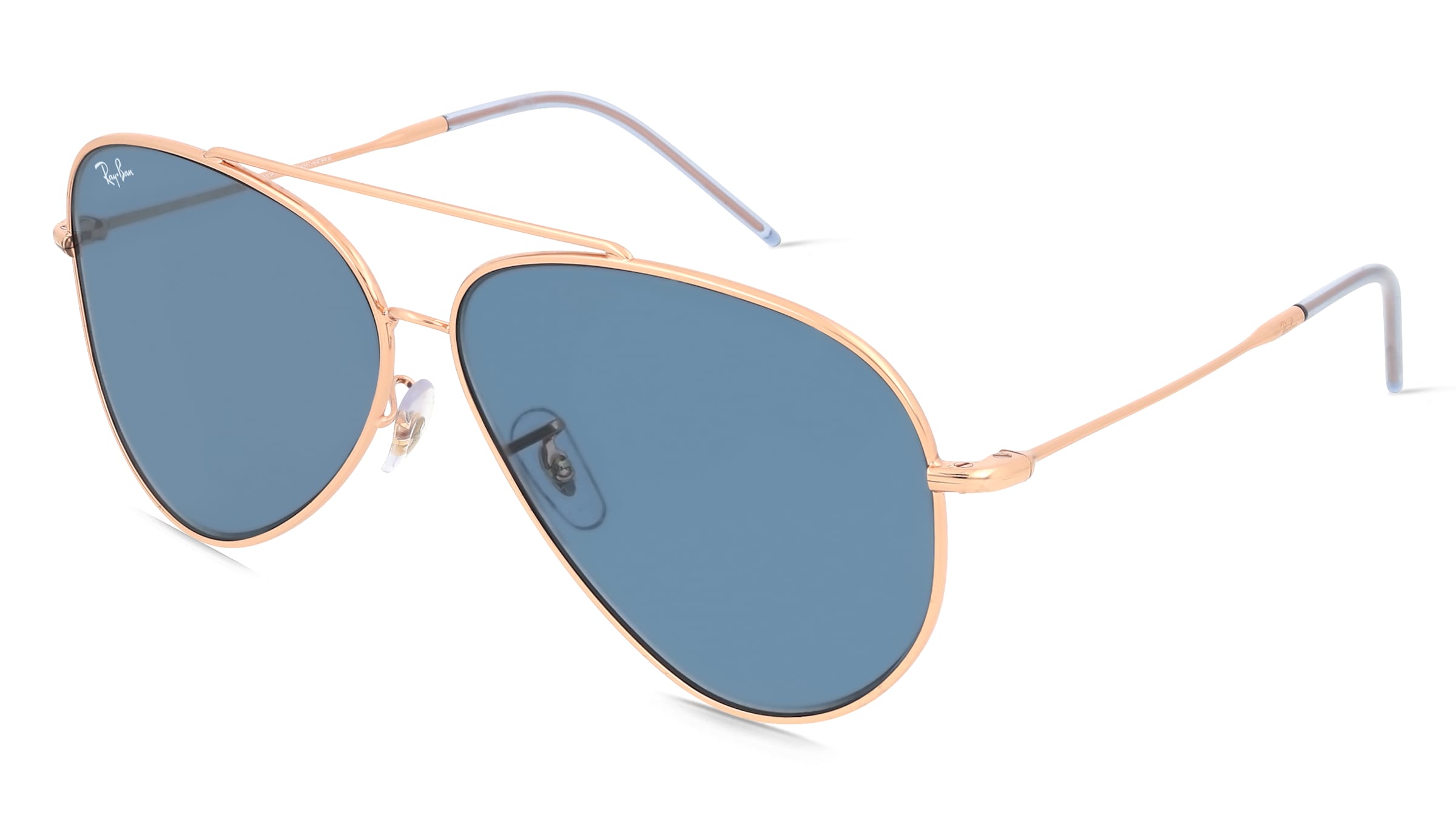 Ray-Ban RBR0101S AVIATOR REVERSE Unisex-Sonnenbrille Vollrand Pilot Metall-Gestell, gold