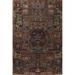 Animal Pictorial Kashmar Persian Area Rug Hand-knotted Wool Carpet - 9'7" x 12'6"