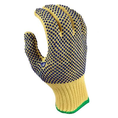 G & F Products PVC Dotted Knit Cut Resistant Work Gloves, 1 Pair