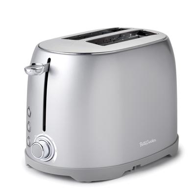 Betty Crocker 2-Slice Multi-Function Toaster, Toaster 2 Slice with Extra Wide Slots for Thick Bread, Silver