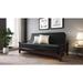 Pagoda Full Black Walnut Futon Set with Merlin Mattress and Cover