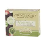 50 LED Battery Operated String Lights Warm White