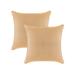 A1HC Pack of 2 Velvet Throw Pillow Insert, Hypoallergenic Down Alternative Fill