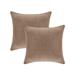 A1HC Pack of 2 Velvet Throw Pillow Insert, Hypoallergenic Down Alternative Fill