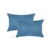 A1HC Pack of 2 Velvet Throw Pillow Covers, Hidden YKK Zipper Closure