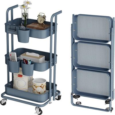3 Tier Foldable Rolling Cart - 15