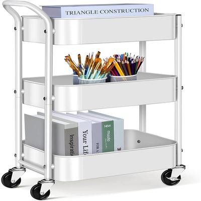 3 Tier Under Desk Rolling Cart - 11.4