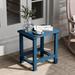 CHERIE HOME Accent Table, End Table, Waterproof HIPS Side Table, Weather-Resistant, Indoor & Outdoor