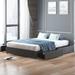 Mixoy Platform Bed Frame with Storage Drawers and Wood Slat Support