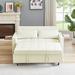 58" Full Pull-Out Daybed, 3-in-1 Convertible Velvet Sleeper Sofa Bed with 2 Pillows and Side Tables