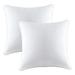 A1HC Pack of 2 Decorative Throw Pillow Insert, Hypoallergenic Down Alternative Fill, White