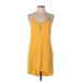 Lush Casual Dress - Slip dress: Yellow Dresses - Women's Size Large