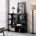 Multifunctional 4-Tier Book Shelf & Coffee Table,Creative Floor Bookshelf