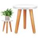 2 Pcs Plant Stands Wood Plant Stool Small Wooden Stool Plant Table Indoor Plant Riser Planter Holder