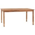 Patio Dining Table 59.1 x35.4 x29.5 Solid Teak Wood