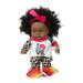 Lifelike Reborn Baby Dolls 8 inch Realistic Black Girl Newborn Real Life Baby Girl Dolls Soft Vinyl Baby Dolls with Clothes and Toy Gift for Kids Age 3+