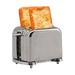 Baade Mini Bread Maker Mini Bread Machine Model Miniature Alloy Toaster Mini House Accessory Decor