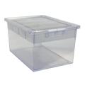 Bin/ Tote/ Tray Divider Kit - Triple Depth 9 Bin in Clear - 3 pack