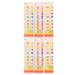 Calendar Tabs Stickers: 12 Sets Colorful Planner Monthly Tabs Flags Adhesive Divider Tabs for Notebook Daily Planner Journal Agendas Organization 2023.01- 2024.03