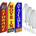 Self Storage/Move In Special/Available - 3 Pack Of Swooper Feather Flag Sets - Includes 3 Swooper Feather Flags 3 Flag Poles And 3 Ground Spikes