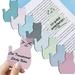 BABORUI 400 Sheets Cat Transparent Sticky Notes 8 Pads Cute Translucent Sticky Notes Clear Sticky Notes for Annotating Books Planner Journaling Aesthetic School Office Supplies