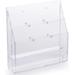 Literature Display 14â€�W X 4.75â€� X 13.75â€�H Clear Front Brochure Holder â€“ Counter Stand And Wall Mount Has Removable Pegs For Pockets That Accommodate Pamphlets And Magazines