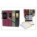 Customized Estate Planning Kit- Customized Binder 18 Pre Printed Tabs and Fillable Personal Data Sheets (Name Engraved On Plate Burgundy)