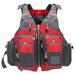 Lixada Fishing Life Vest Breathable Padded 209lb Bearing Safety Jacket for Swimming Sailing Waistcoat Floatation Device Utility