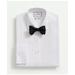 Brooks Brothers Men's X Thomas Mason Cotton-Linen English Collar, Pleat Front Tuxedo Shirt | White | Size 15½ 34