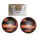 BuyBocceBalls New Listing (4 3/4 inch- 3lbs. 6oz.) - 2 Balls - EPCO Duckpin Bowling Ball - Cobra Pro Rubber - Orange & Black