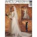 7451 Sewing Pattern Uncut Misses Wedding Dress Bridal Gown Size 8