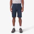 Dickies Men's Denim Utility Shorts, 11" - Dark Wash Size 36 (DX601)