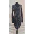 Ted Baker Sparkle Dress Sparkle Fitted Dress Silver Size: Xs