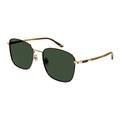 Gucci GG1350S 003 Men's Sunglasses Gold Size 58