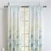 Funky Floral Panel Set by BrylaneHome in Seafoam Multi Curtain