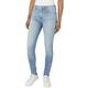 Röhrenjeans PEPE JEANS "REGENT" Gr. 25, Länge 32, blau (light blue) Damen Jeans Röhrenjeans