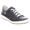 Sneaker JOSEF SEIBEL "CAREN 01", Damen, Gr. 42, schwarz, Nappaleder, sportlich, Schuhe, Freizeitschuh, Halbschuh, Schnürschuh mit gepolstertem Schaftrand