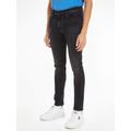 Skinny-fit-Jeans TOMMY JEANS "SIMON SKNY" Gr. 32, Länge 30, schwarz (denim black) Herren Jeans Skinny-Jeans