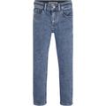 Regular-fit-Jeans CALVIN KLEIN JEANS "DAD ESSENTIAL BLUE" Gr. 10 (140), N-Gr, blau (essential blue) Jungen Jeans